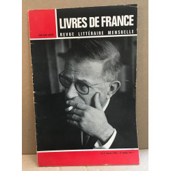 Livres de France Revue littéraire mensuelle/janvier 1966 / numero...