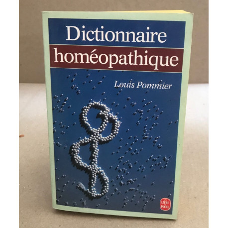 Dictionnaire homéopathique