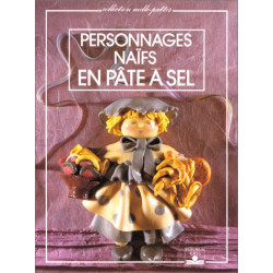 Personnages naïfs en pâte à sel