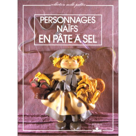 Personnages naïfs en pâte à sel