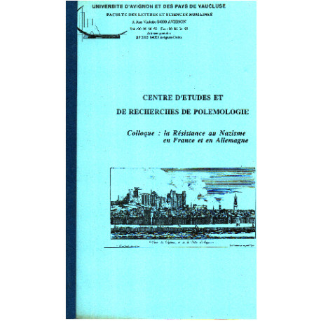 La resistance au nazisme en France et en allemagne
