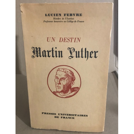 Un destin martin luther