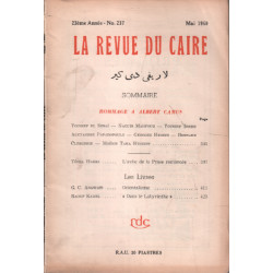 La revue du caire n° 237