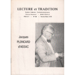 Lecture et tradition n° 69 / jacques ploncard d'assac