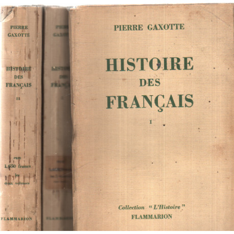 Histoire des francais tome 1 et 2