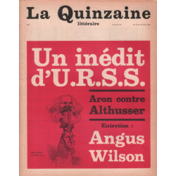 La quinzaine litteraire n° 71 / un inédit d'URSS -aron contre...