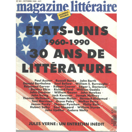 Magazine littéraire n° 281 / etats-unis 1960-1990 30 ans de...