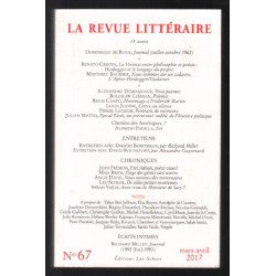 La Revue Littéraire N°67 mars-avril 2017