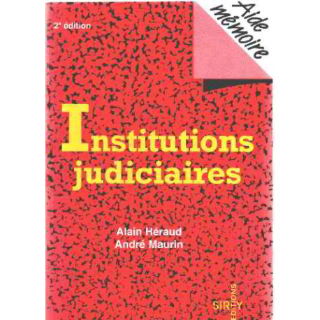 Institutions judiciaires