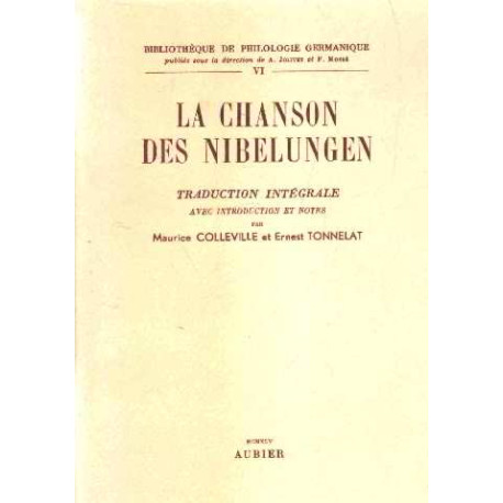 La chanson des nibulungen / traduction integrale