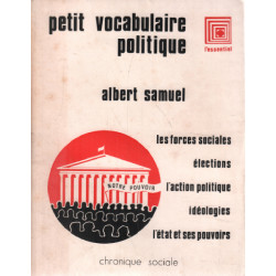 Petit vocabulaire politique