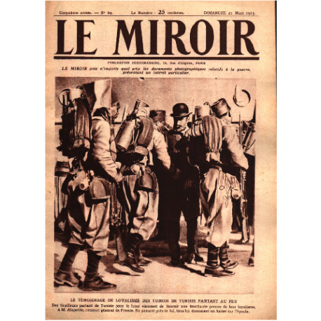 Le miroir publication hebdomadaire n° 69 / le temoignage de...