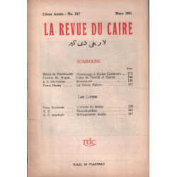 La revue du caire n° 247