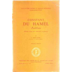 Constant du hamel fabliau ( rdition critique avec commentaire et...