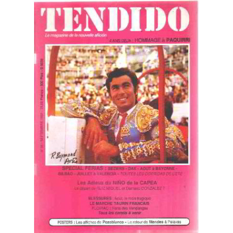 Tendido n°16 / le magzine de la nouvelle aficion / 4 ans deja :...