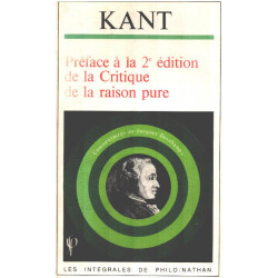 Préface à la 2ème édition de la critique de la raison pure