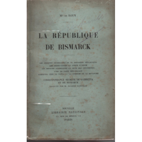 La republique de bismarck