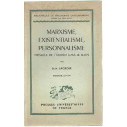 Marxisme existentialisme personnalisme