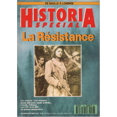 Historia série n° 20 / la résistance