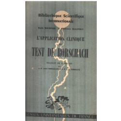 L'explication clinique du test de Rorschach