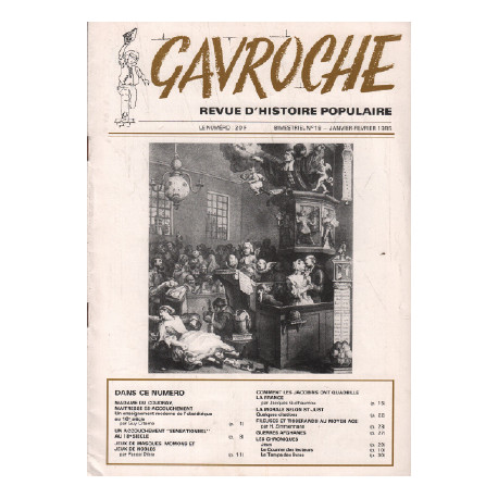 Revue d'histoire populaire / gavroche n° 19