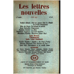 Les lettres nouvelles n° 48