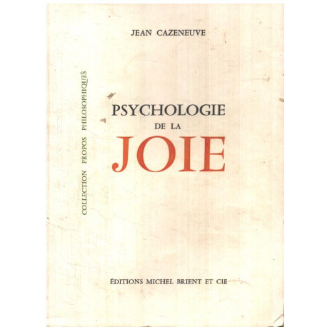 Psychologie de la joie