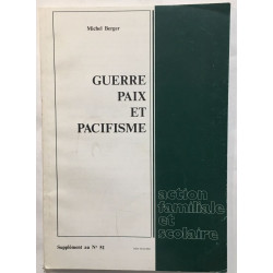 Guerre paix et pacifisme