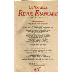 La nouvelle revue française n°438-439 / EO numerotée sur velin ( n° 6)