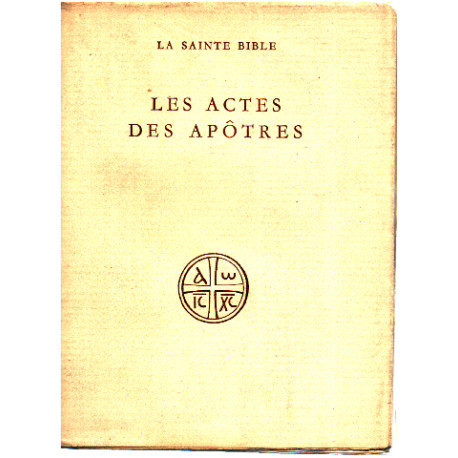 Les actes de apotres