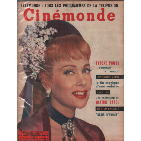 Cinémonde n° 1058 / couverture : martine carol