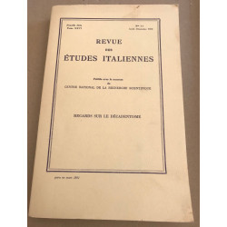 Revue des études italiennes / tome XXVI : regards sur le décadentisme