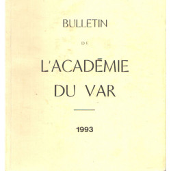 Bulletin de l'acaémie du var / 1993