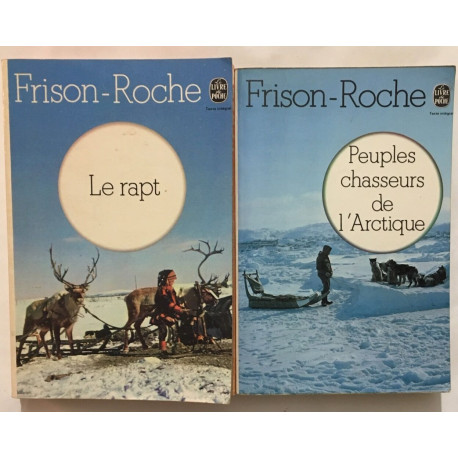 Peuples de chasseurs de l' Arctique / le rapt (lot de 2 livres)