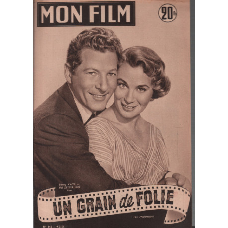 Un grain de folie / revue mon film n° 442 danny kaye mai zetterling