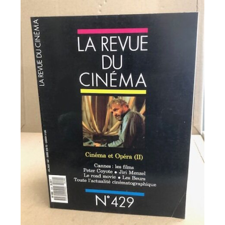 La revue du cinéma n° 429