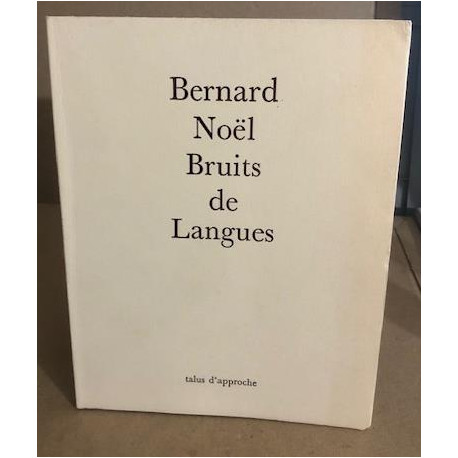 Bruits de langues