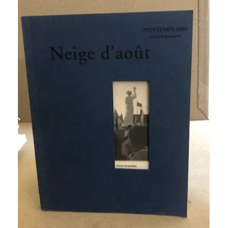 Neige d'aout n° 14 : revue litterature d'extreme orient