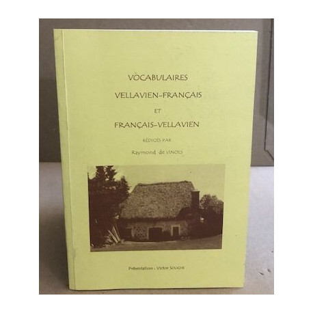 Vocabulaires patois vellavien-français et français-patois vellavien