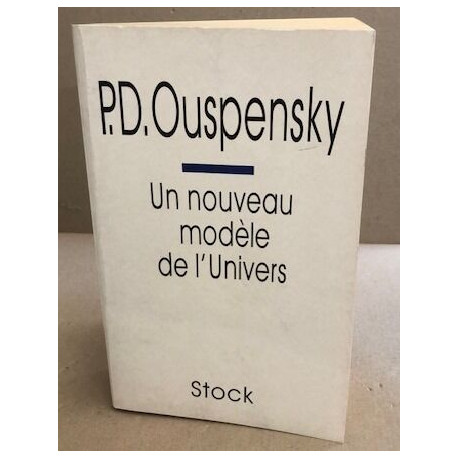 Un Nouveau Modele De L'univers