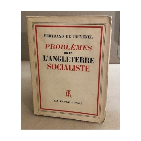 Problèmes de l'angleterre socialiste