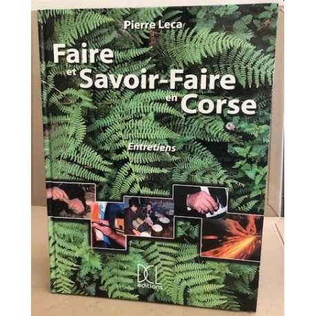 Faire et savoir faire en Corse