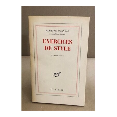 Exercices de style