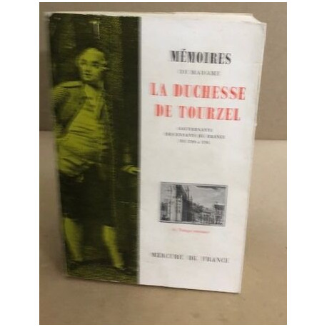 Memoires de madame la duchesse de tourzel gouvernante des enfants...