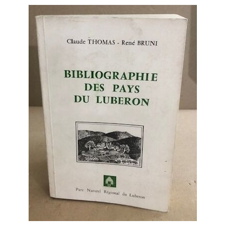 Bibliographie des pays du Luberon