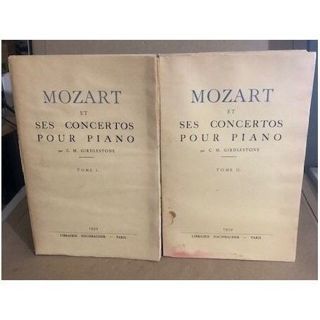 Mozart et ses concertos pour piano / complet en2 tomes