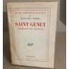 Saint Genet comédien et martyr