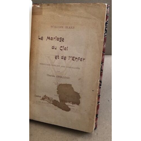 Le mariage du ciel et de l'enfer / traduction française avec...