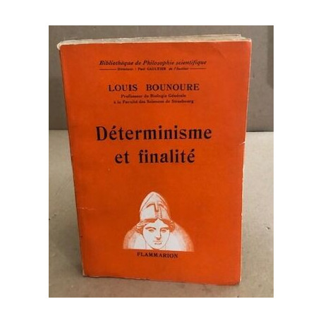 Déterminisme et finalité