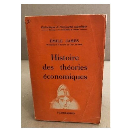 Histoire des théories économiques